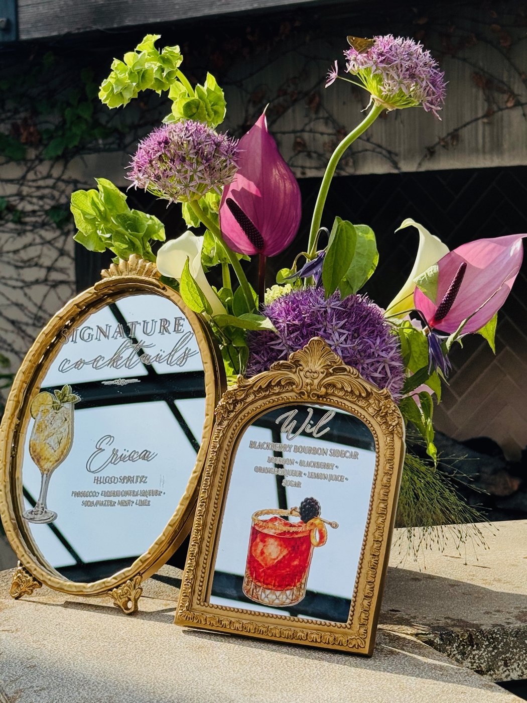 Bar and Mirror Signs by The Wedding Sets